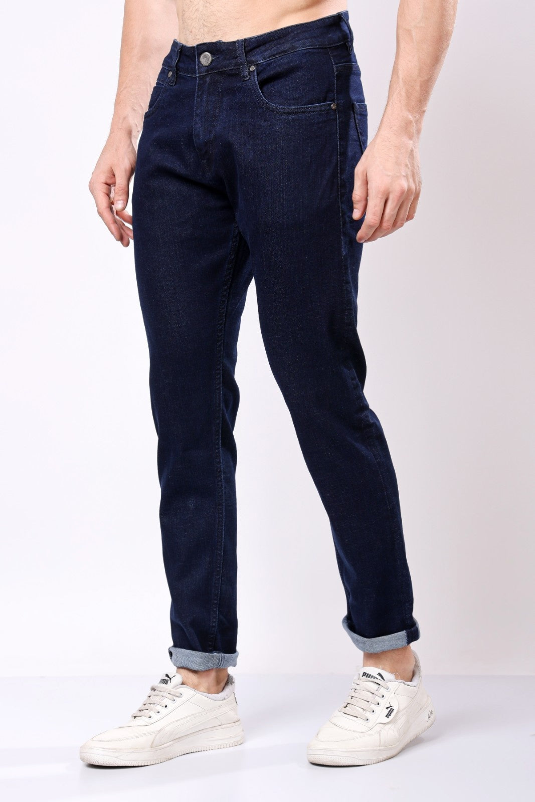 Stylox Slim Fit Denim Jeans - Dark Blue,