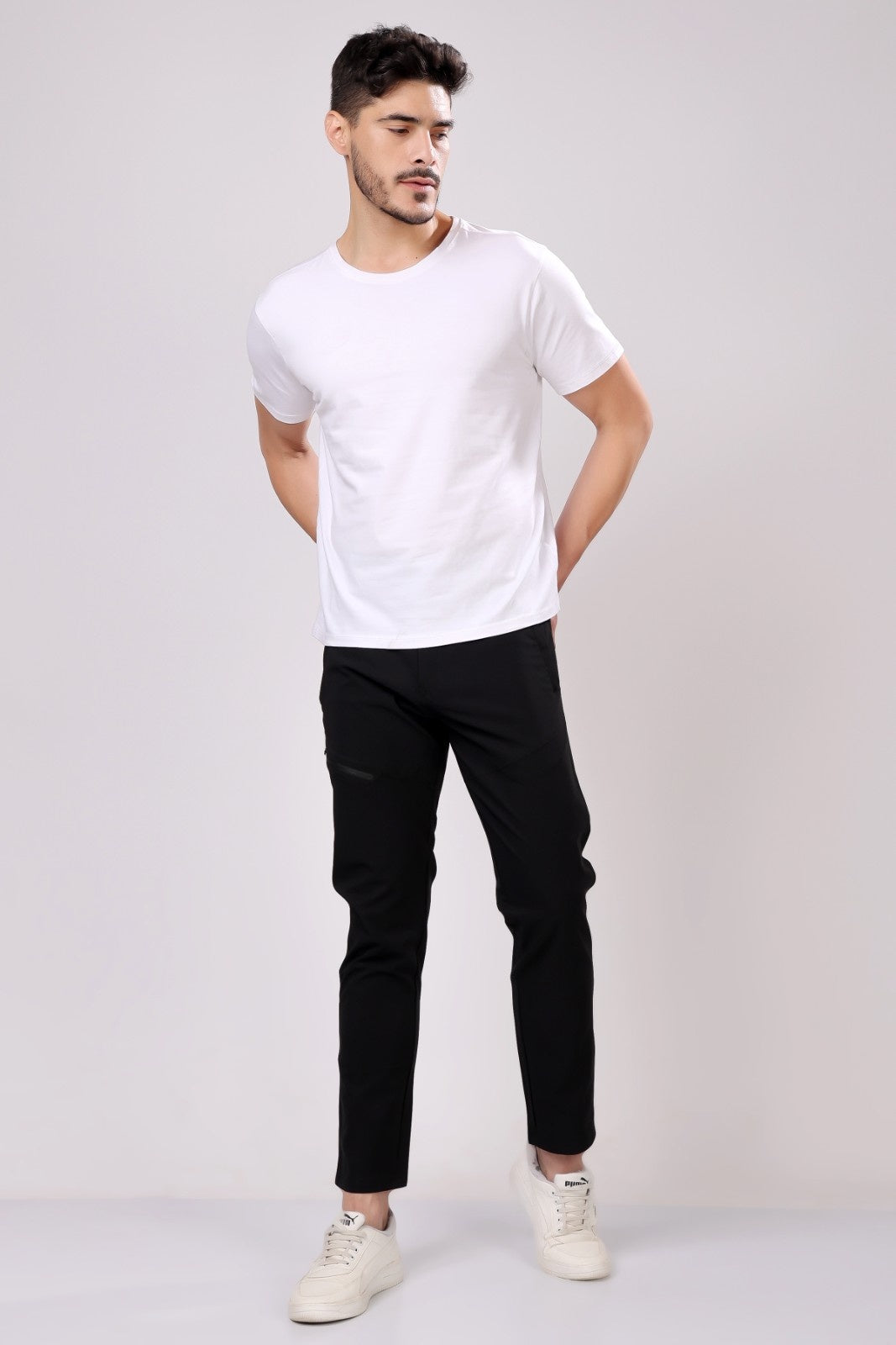 Stylox Men’s Classic Fit Trousers – Comfortable Formal & Casual Wear