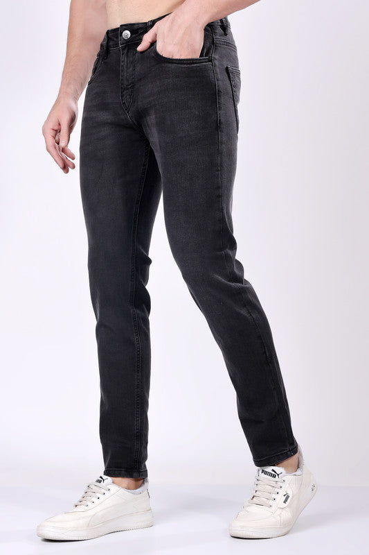 Stylox Slim Fit Denim Jeans - black, - Stylox