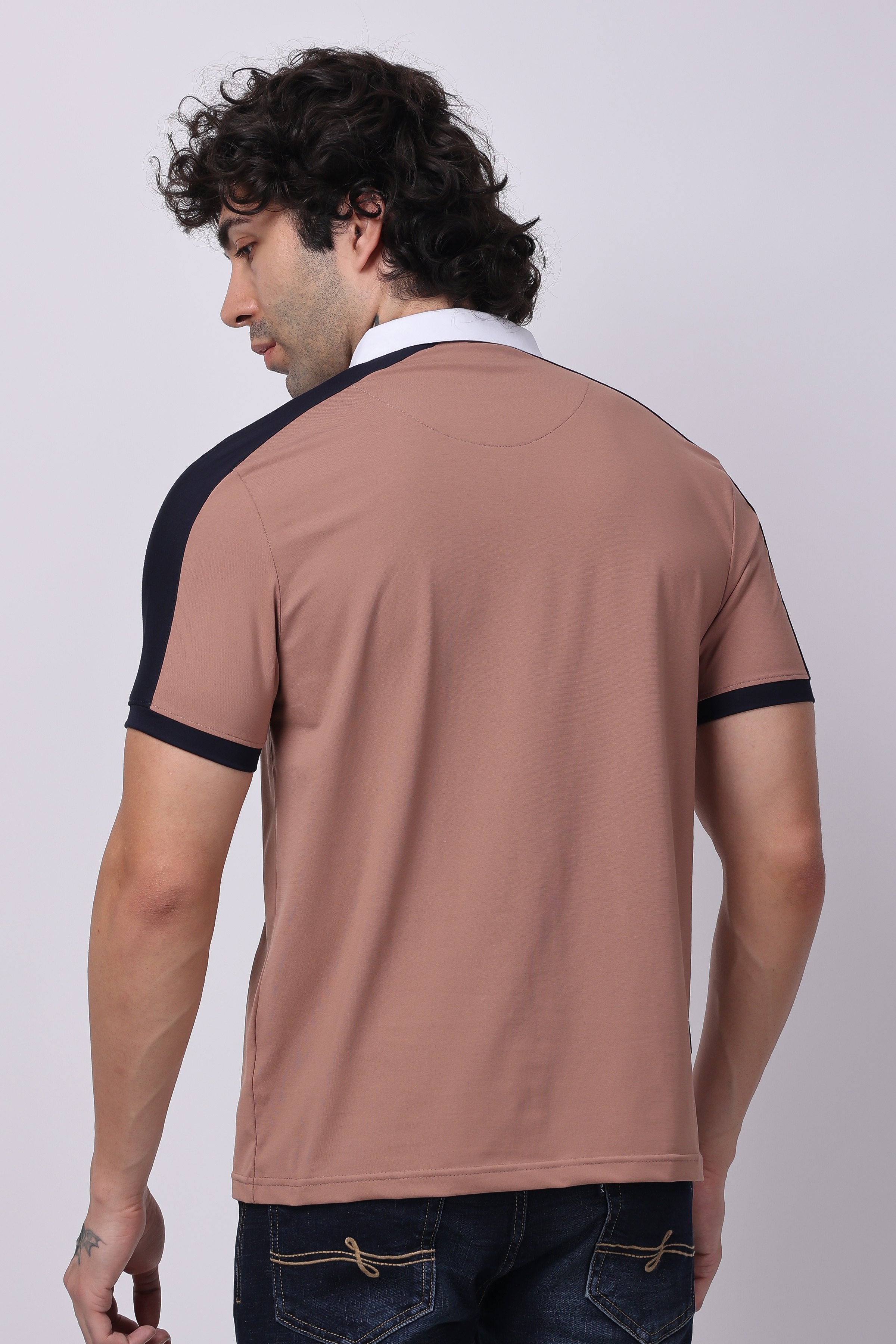 Stylox Half Sleeve Solid Polo T-Shirt For Men - Stylox