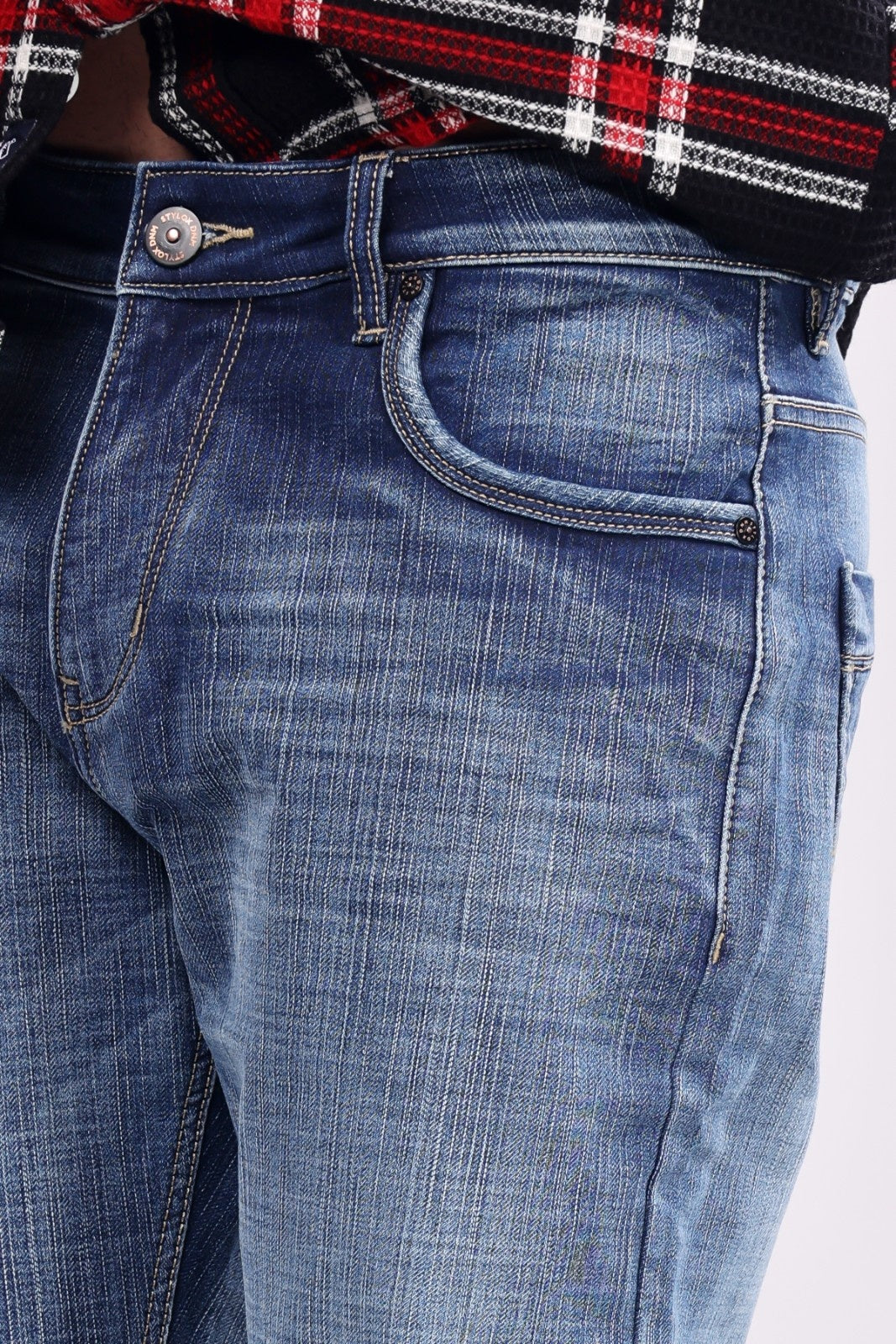 Stylox Slim Fit Denim Jeans - Light Blue,
