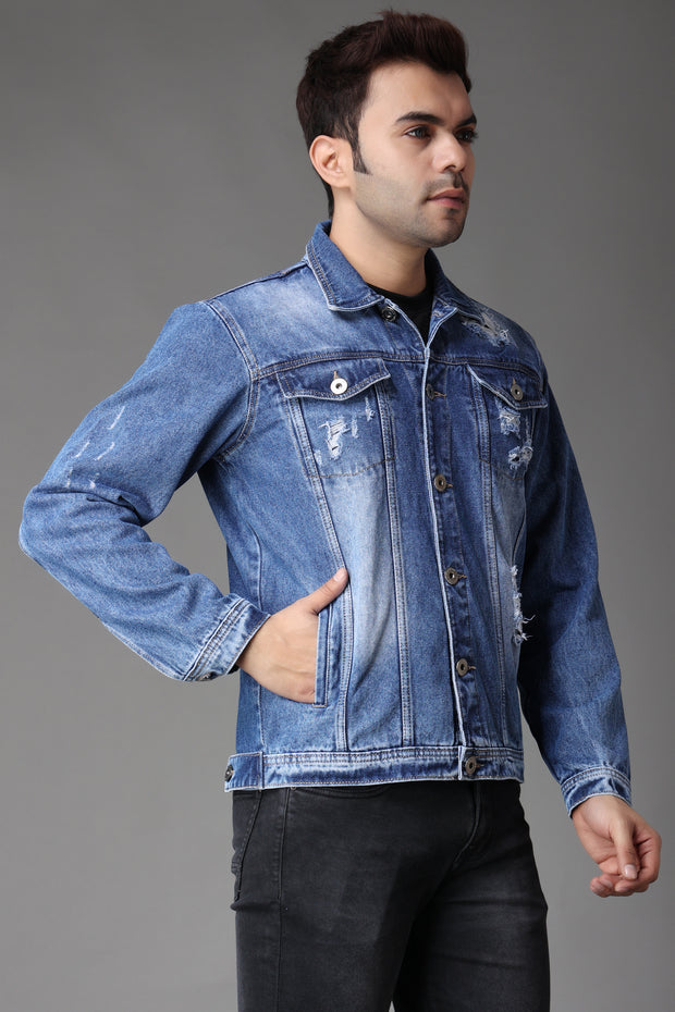 Stylox Men's Denim Jacket-5111-9818