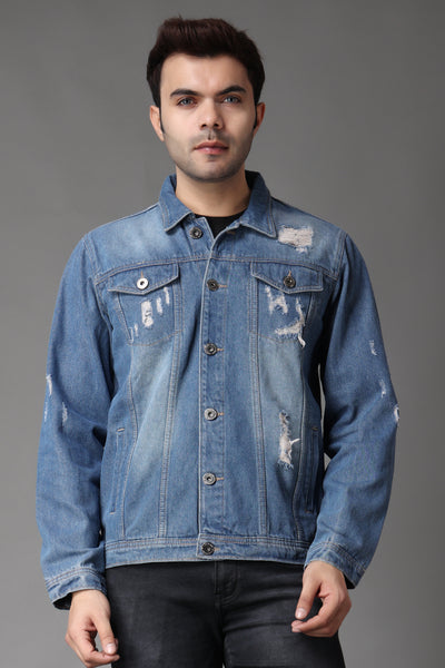 Stylox Men's Denim Jacket-5211-9820