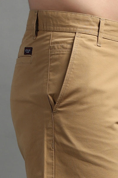 Stylox Men Slim Fit Chinos Shorts - Stylox