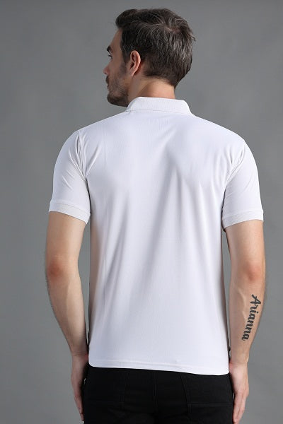 Stylox Men  Polo Collar Slim Fit T-shirt