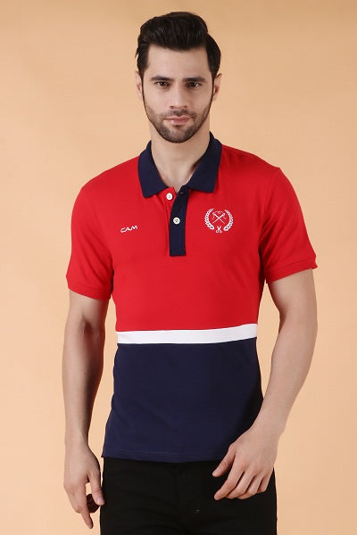 Stylox Men  Polo Collar Slim Fit T-shirt - Stylox