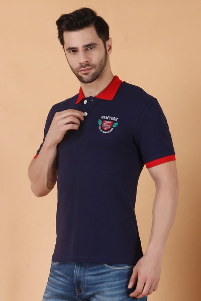 Stylox Men  Polo Collar Slim Fit T-shirt - Stylox