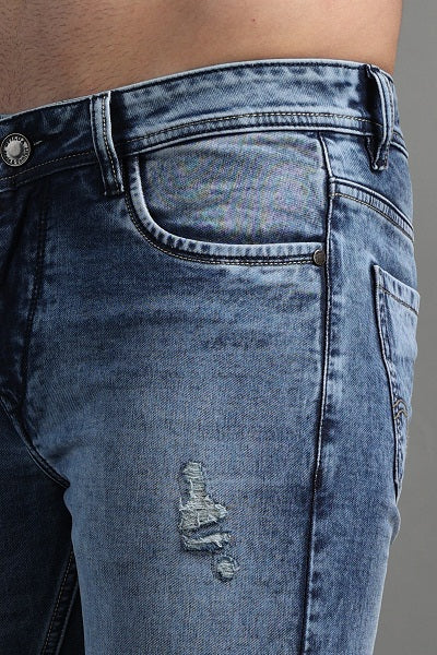 Stylox Men Ankle Fit Jeans-45092 - Stylox