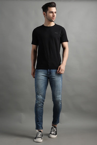 Stylox Men Ankle Fit Jeans-45090 - Stylox