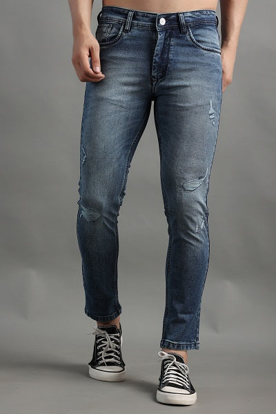 Stylox Men Ankle Fit Jeans-45090 - Stylox