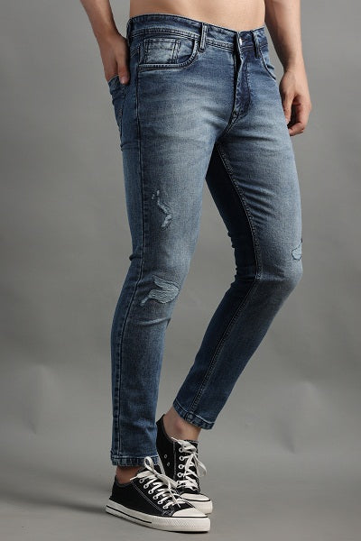 Stylox Men Ankle Fit Jeans-45090 - Stylox