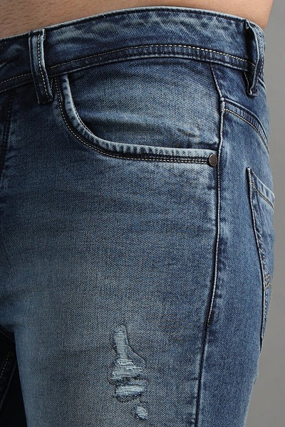Stylox Men Ankle Fit Jeans-45090 - Stylox
