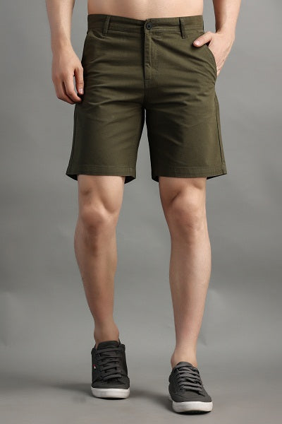 Stylox Men Slim Fit Chinos Shorts - Stylox