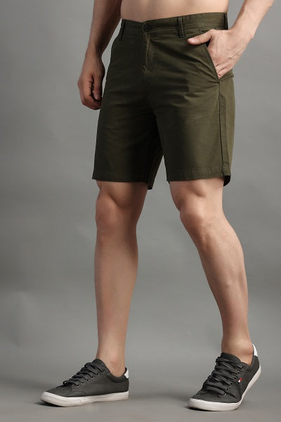 Stylox Men Slim Fit Chinos Shorts - Stylox